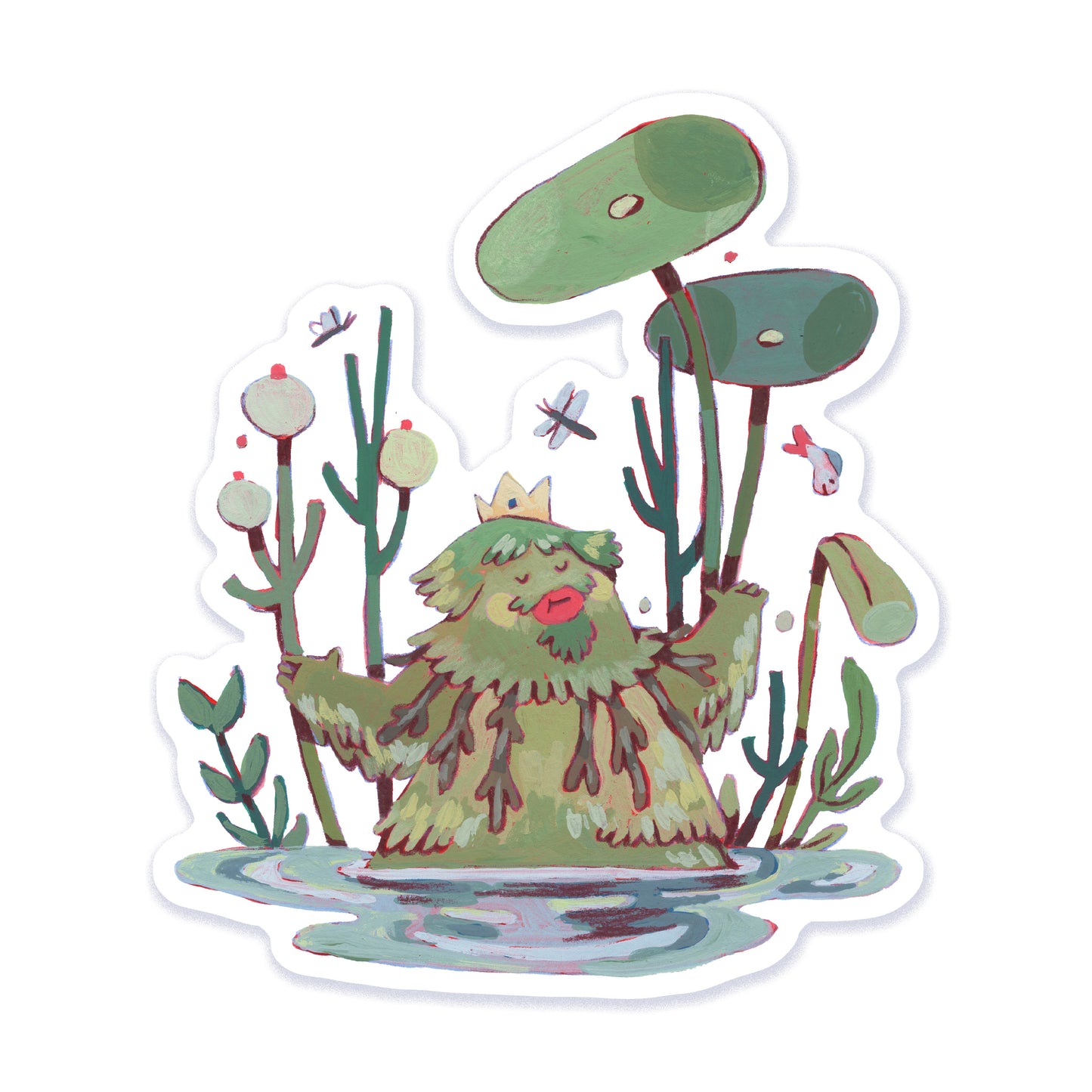 Swamp King Sticker