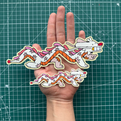 Dog Dragon Sticker
