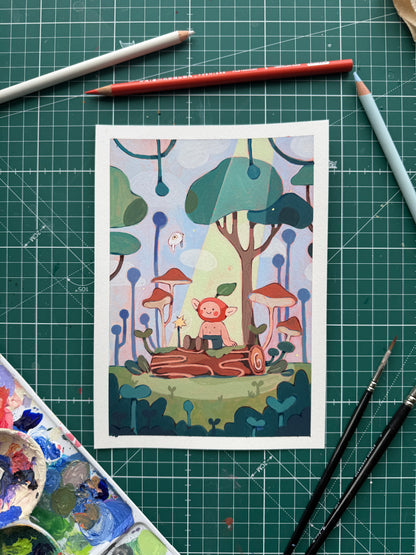 Just Sittin' on a Log Original