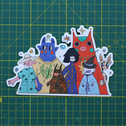 Space Crew Sticker