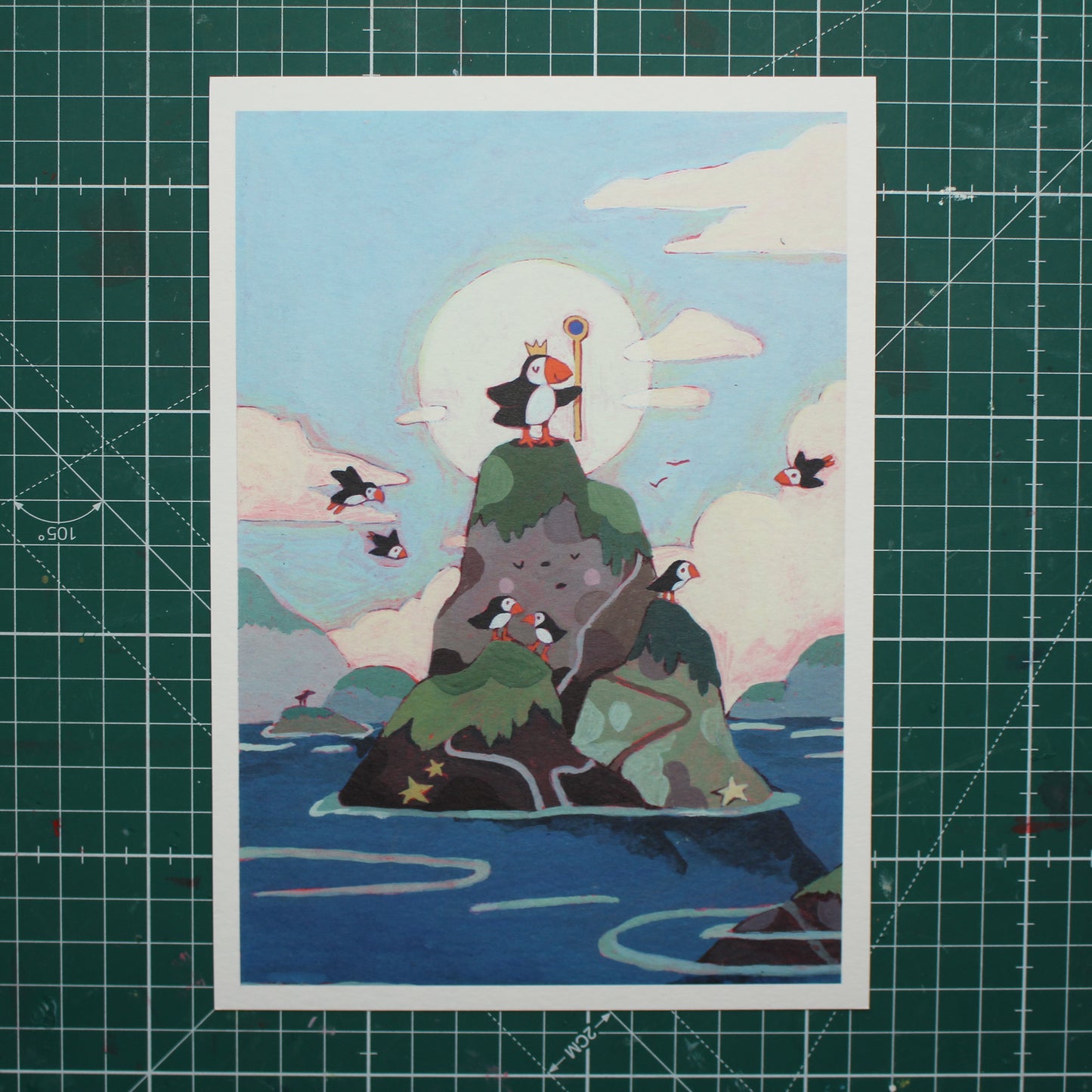 Puffin Prince Print