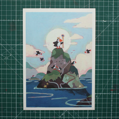 Puffin Prince Print