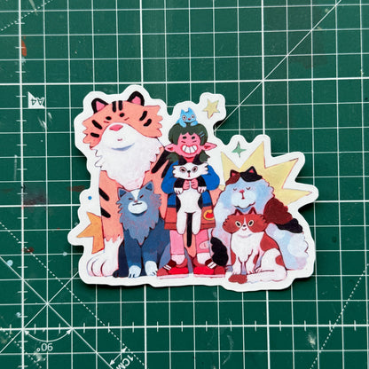 Cat Collector Sticker