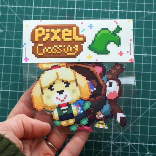 Pixel Crossing Sticker Pack