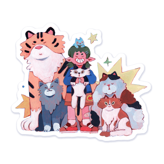 Cat Collector Sticker