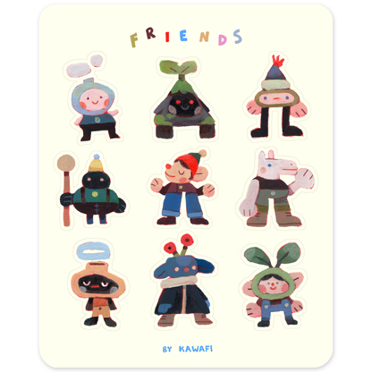 Friends Sticker Sheet