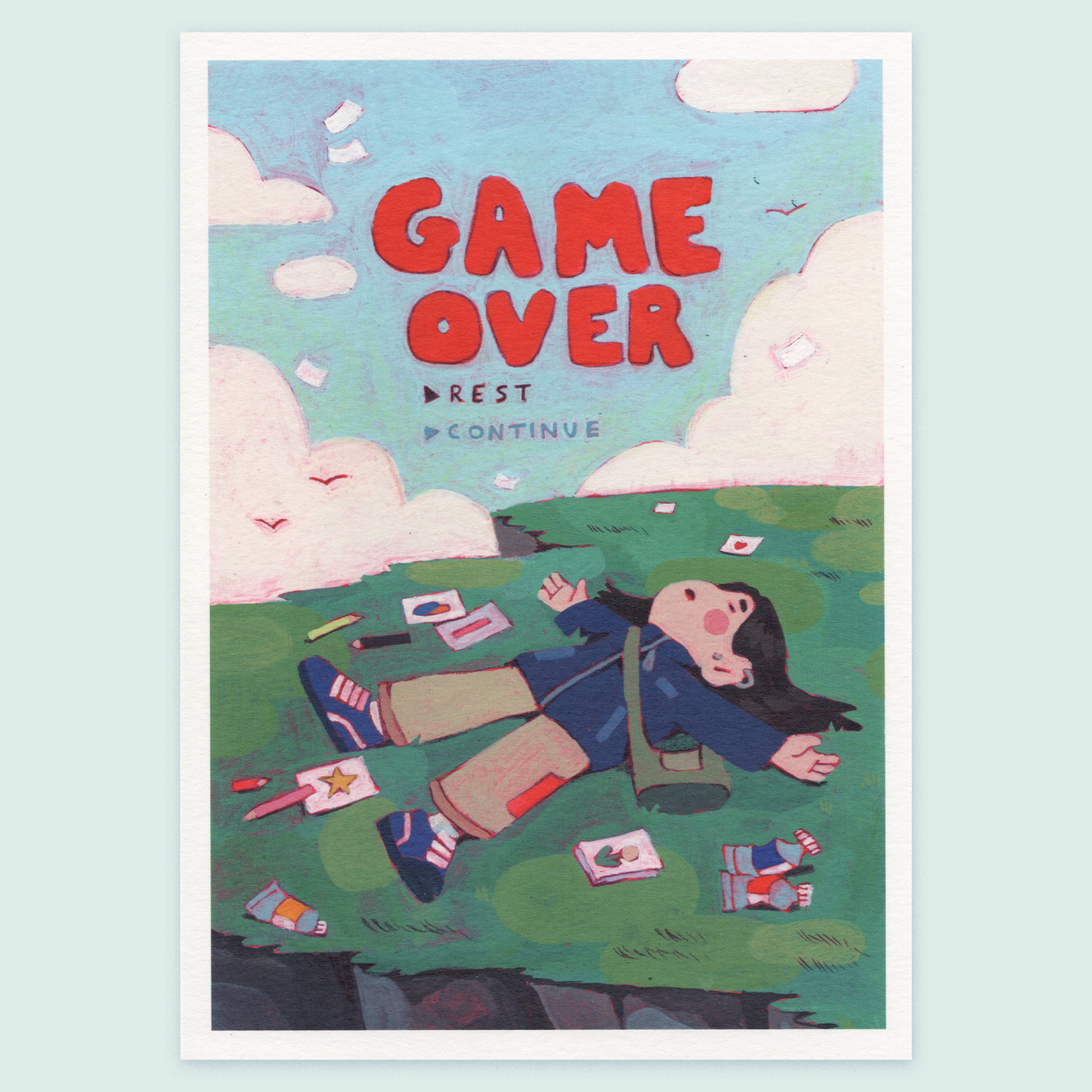 Game Over Print