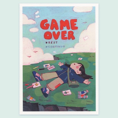 Game Over Print
