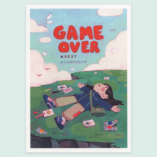 Game Over Print