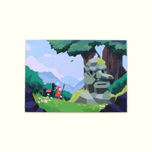 Unexpected Guest Postcard